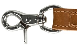 Trixie Köpek Gezdirme Kayışı, Gerçek Kalın Deri, L-XL:2m/20mm, Kahverengi - Thumbnail