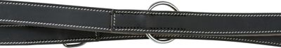 Trixie Köpek Gezdirme Kayışı, Gerçek Kalın Deri, M-L:2m/20mm, Siyah