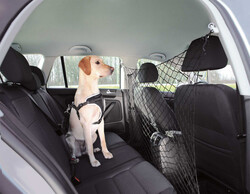 Trixie Köpek İçin Araba Arkası Ağı 1 x 1 Mt Siyah - Thumbnail