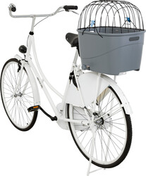 Trixie Köpek İçin Bisiklet Arkası Sepeti, Plastik ve Metal, 36 x 47 x 46 cm, Gri - Thumbnail