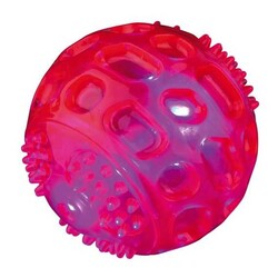 Trixie - Trixie Köpek, Işıklı Termoplastik Kauçuk Top 7,5 cm