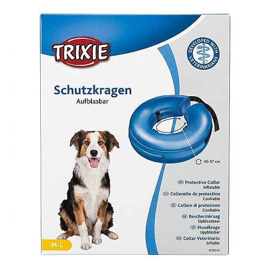 Trixie Köpek Koruyucu Şişme Yakalık 45-57 Cm M-L Mavi - 1