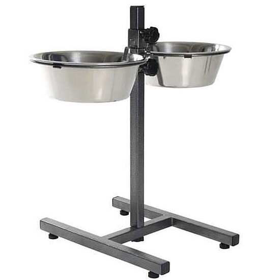 Trixie Köpek Mama ve Su Kabı Ayaklı 2 x 2,8 L / 24 Cm - 1