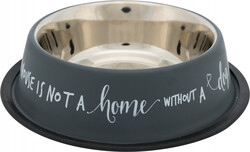 Trixie Köpek Mama ve Su Kabı, Paslanmaz Çelik, 0.90 lt / 23 cm, Gri - Trixie