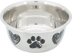 Trixie Köpek Mama ve Su Kabı, Paslanmaz Çelik, 1.00 lt / 13 cm - Trixie