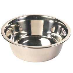 Trixie Köpek Paslanmaz Çelik Su Kabı, 2.8 L / 24 cm - Trixie