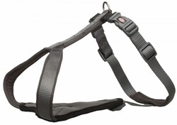Trixie Köpek Premium Göğüs Tasması, M: 55-70 cm / 20 mm, Gri - Trixie
