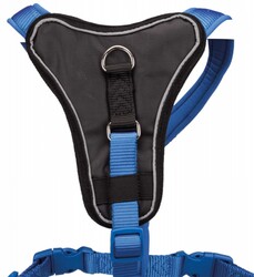 Trixie Köpek Premium Göğüs Tasması, XL-XXL: 95-120 cm / 25 mm, Mavi - Trixie