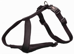 Trixie Köpek Premium Göğüs Tasması, XS-S: 37-45 cm / 15 mm, Siyah - Trixie
