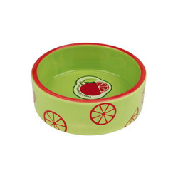 Trixie Köpek Seramik Mama ve Su Kabı 0,8 lt / 16 Cm (Yeşil) - Trixie