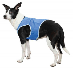 Trixie Köpek Soğutucu Yelek, Medium: 30 cm, Mavi - Thumbnail