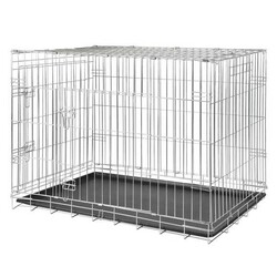Trixie Köpek Taşıma Galvaniz Kafes, 78 x 62 x 55 cm - Thumbnail