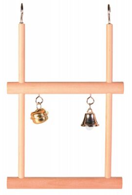 Trixie Kuş Zilli Ahşap Çift Tünek 12 x 20 Cm