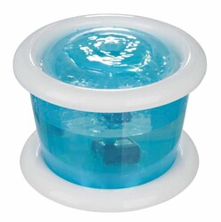 Trixie - Trixie Otomatik Su Kabı 3 Lt, Mavi / Beyaz