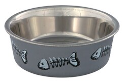 Trixie Paslanmaz Kedi Mama Su Kabı 0.3 Lt / 12 Cm - Trixie