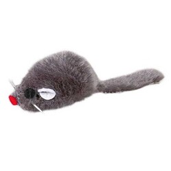 Trixie - Trixie Peluş Fare Kedi Oyuncağı 5 Cm Gri