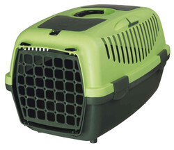 Trixie Pet Taşıma Çantası XS - S, 37 x 34 x 55 cm, Koyu Yeşil / Lime Sarı - Trixie