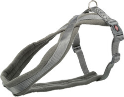 Trixie - Trixie Premium Yürüyüş Köpek Göğüs Tasması M - L, Grafit, 50 x 90 Cm - 25 Mm