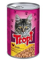 Tropi Tavuklu Yetişkin Kedi Konservesi 415 Gr - Tropi