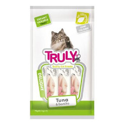 Truly - Truly Creamy Ton Balığı ve Palamut Ek Besin ve Kedi Ödülü 14 Gr x 5 - 70 Gr