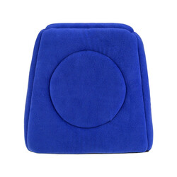 Üç Fonksiyonlu Yıkanabilir Kedi ve Küçük Irk Köpek Yatağı - Mavi 50x50 Cm - 2