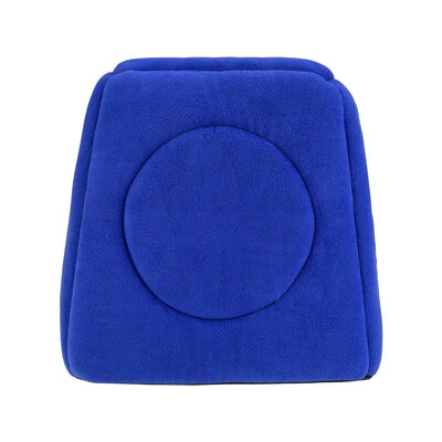 Üç Fonksiyonlu Yıkanabilir Kedi ve Küçük Irk Köpek Yatağı - Mavi 50x50 Cm - 2