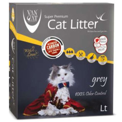 Vancat Activated Carbon Naturel Topaklanan Kedi Kumu 6 Lt - VanCat
