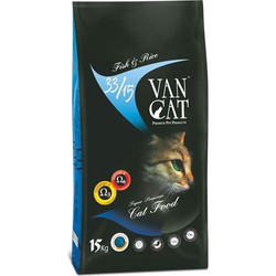 Vancat Adult Balıklı ve Pirinçli Yetişkin Kedi Maması 15 Kg - VanCat