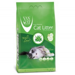 VanCat - VanCat Aloe Vera Kokulu İnce Taneli Kedi Kumu 5 Kg