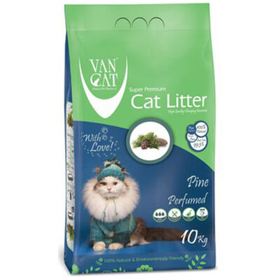 VanCat Çam Kokulu İnce Taneli Kedi Kumu 10 Kg