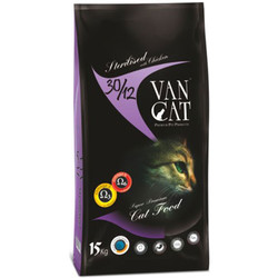 VanCat - Vancat Sterilised Tavuklu Kısırlaştırılmış Yetişkin Kedi Maması 15 Kg + 4 Adet Temizlik Mendili