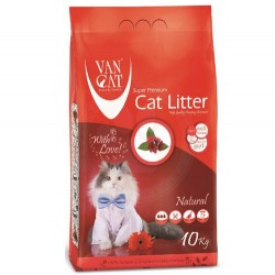 VanCat - VanCat Topaklanan Naturel Doğal İnce Taneli Kedi Kumu 10 Kg