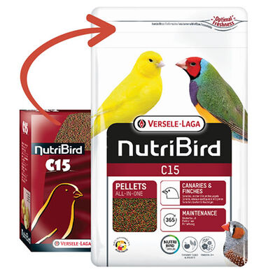 Versele Laga Nutribird C15 Kanarya Pelet Yem 3 Kg