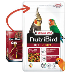 Versele-Laga - Versele Laga Nutribird G14 Tropical Paraket Pelet Yem 1 Kg