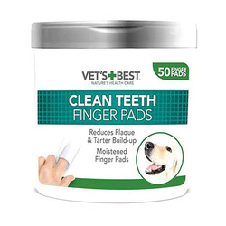 Vets Best - Vets Best Diş Temizleme Parmak Pedi - 50li Paket