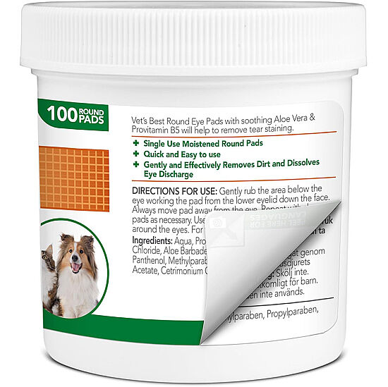 Vets Best Kedi ve Köpek Göz Temizleme Pedi - 100lü Paket - 2
