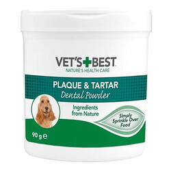 Vets Best - Vets Best Köpekler için Plak ve Tartar Ağız Bakım Tozu 90 Gr