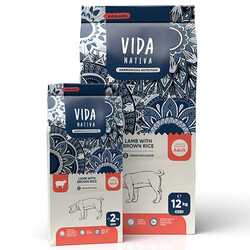 Vida Nativa Lamb With Brown Rice Kuzu Etli ve Pirinçli Köpek Maması 12 Kg - Vida