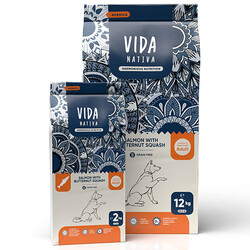 Vida - Vida Nativa Salmon With Butternut Squash Somonlu ve Balkabaklı Köpek Maması 12 Kg