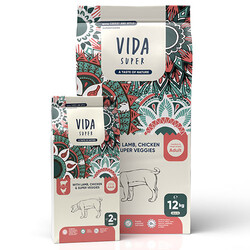 Vida Super With Lamb Chicken Kuzu ve Tavuk Etli Köpek Maması 12 Kg - Vida