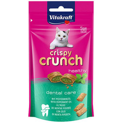 Vitakraft - Vitakraft 28813 Crispy Crunch Dental Care Diş Sağlığı Kedi Ödülü 60 Gr
