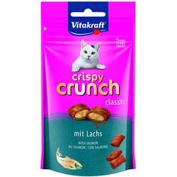 Vitakraft - Vitakraft 28815 Crispy Crunch Somonlu Kedi Ödülü 60 Gr
