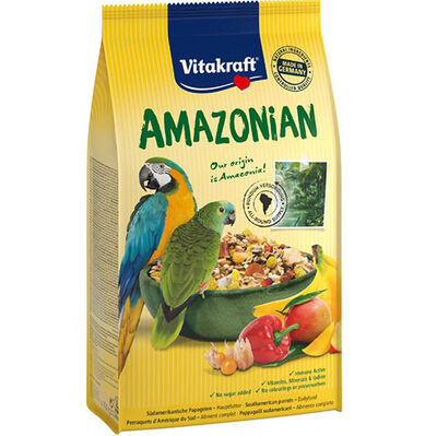 Vitakraft Amazonian Afrika ve Gri Papağan Yemi 750 Gr - 1