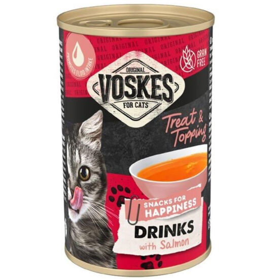 Voskes Somonlu Tahılsız Kedi Çorbası 135 ML - 1
