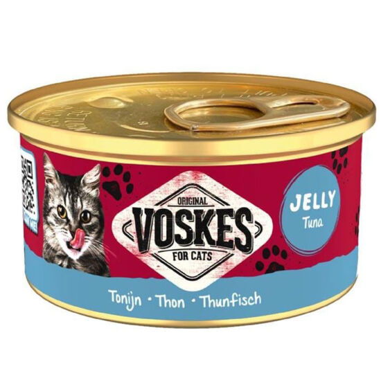 Voskes Ton Balıklı Jelly Kedi Yaş Konservesi 85 Gr x 6 Adet - 2