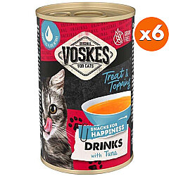 Voskes Ton Balıklı Tahılsız Kedi Çorbası 135 ML x 6 Adet - Voskes