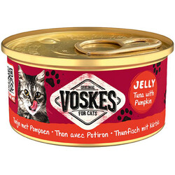 Voskes - Voskes Ton Balıklı ve Balkabağı Jelly Kedi Yaş Konservesi 85 Gr