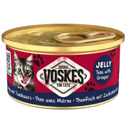Voskes Ton Balıklı ve Orfoz Jelly Kedi Yaş Konservesi 85 Gr x 6 Adet - 2