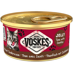 Voskes - Voskes Ton Balıklı ve Sinagrit Jelly Kedi Yaş Konservesi 85 Gr