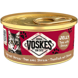 Voskes - Voskes Ton Balıklı ve Şirasu Jelly Kedi Yaş Konservesi 85 Gr